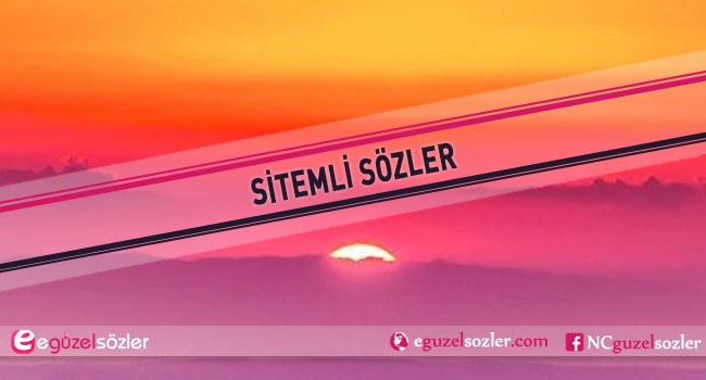 sitemli sözler